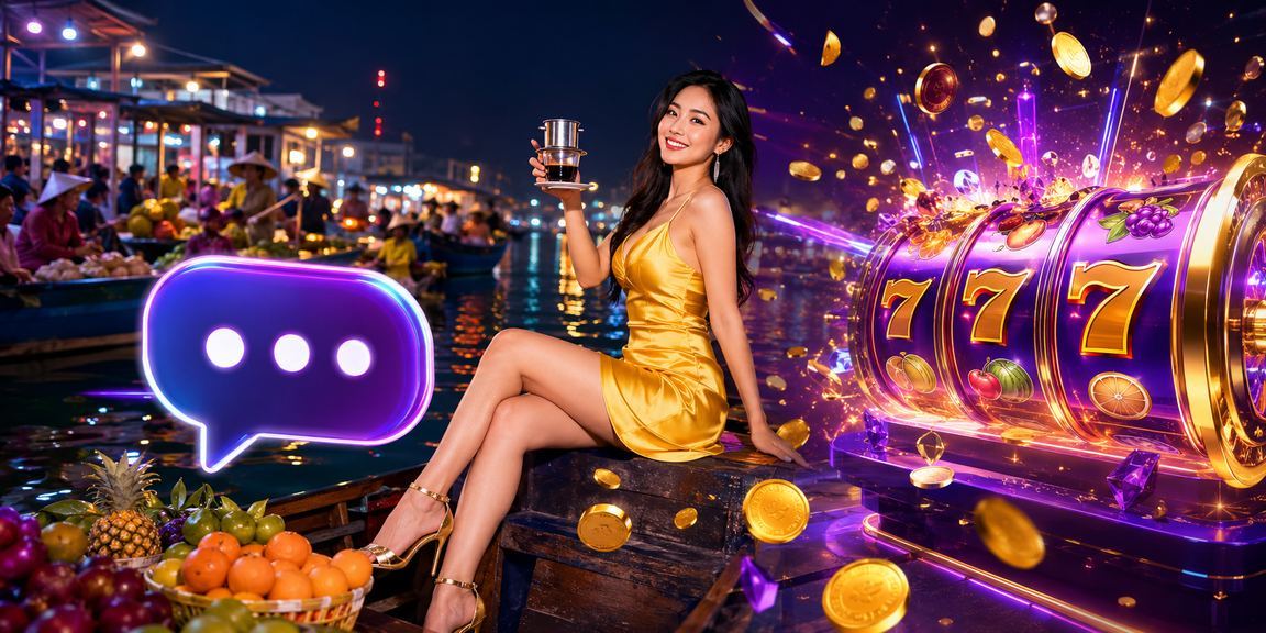 Người dùng tại Cần Thơ chơi slot game trên điện thoại trong quán cà phê buổi chiều